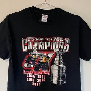 Vintage Chicago Blackhawks Championship Mens Medium Shirt